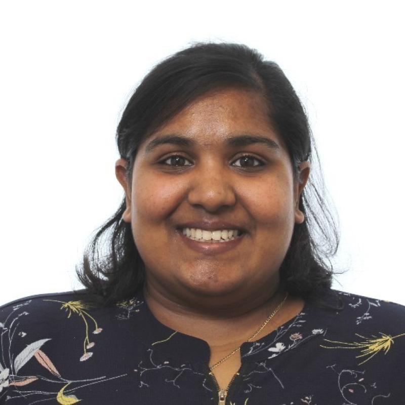 Image of admissions team member Valini Mahadeo